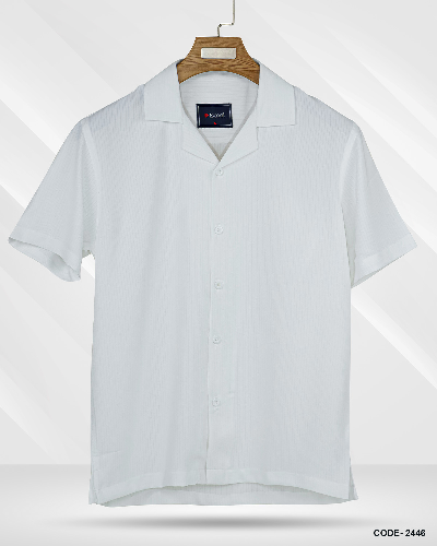 Lx Stretch Cuban Collar Shirt